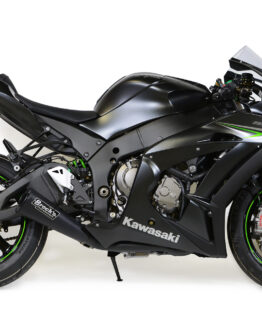 Brock's Alien Head 2 Black Full Exhaust Fits Kawasaki ZX10R