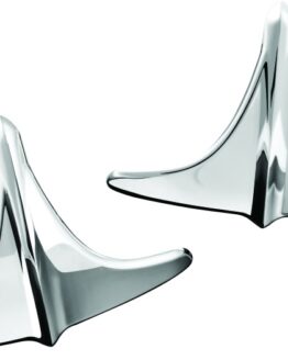 Kuryakyn Rear Fender Accents Leading Edge Chrome