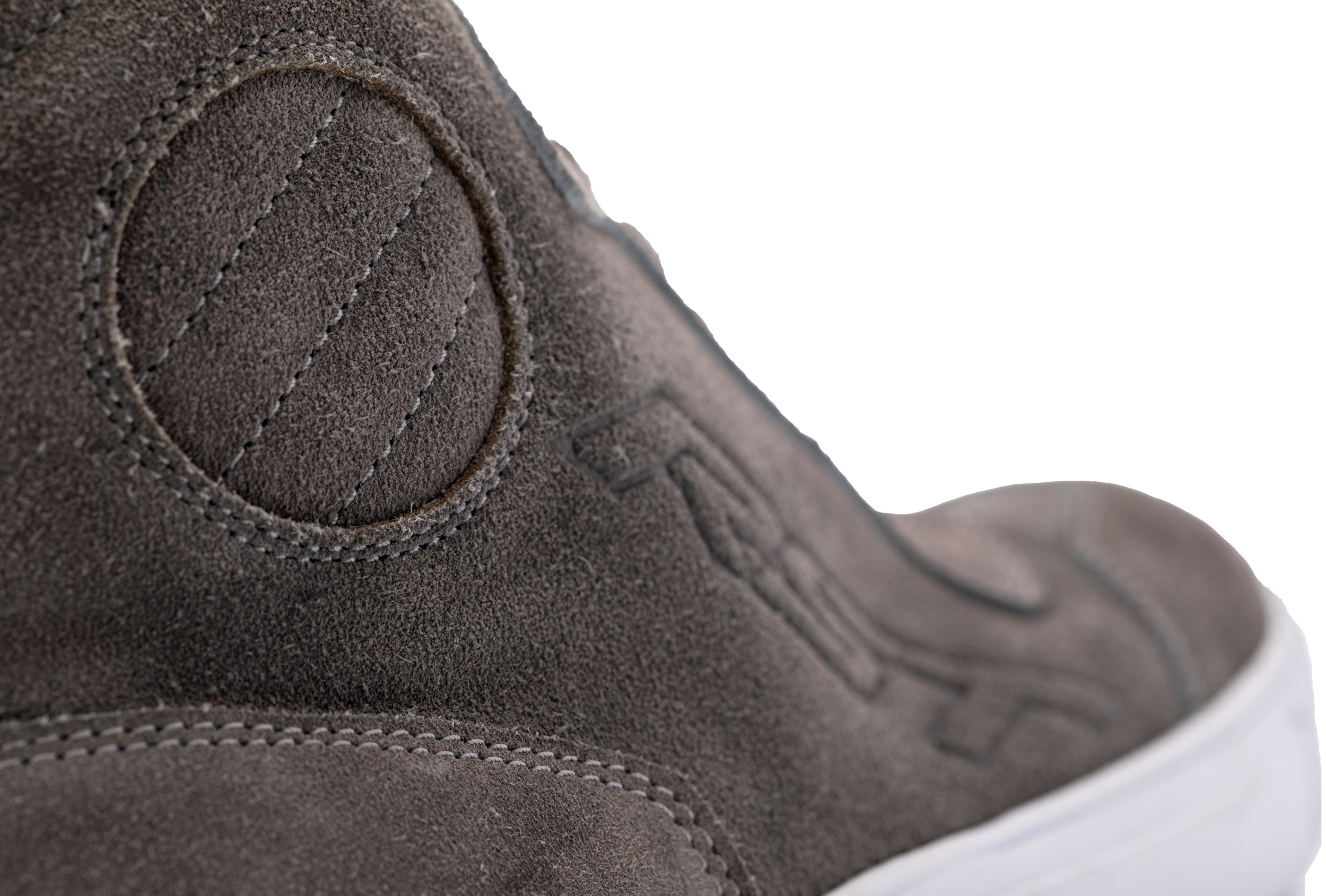 RST HiTop Moto Sneaker CE Boot Grey Suede Size 7 - Image 4