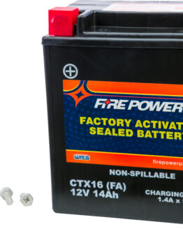 Fire Power CTX16-BS Factory Activated Sealed Battery