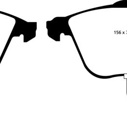 EBC Redstuff Ceramic Front Brake Pads DP31594C For 08-11 Volkswagen CC 3.6