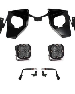 Baja Designs Squadron Fog Pocket Kit - Clear Fits 16-18 Silverado 1500