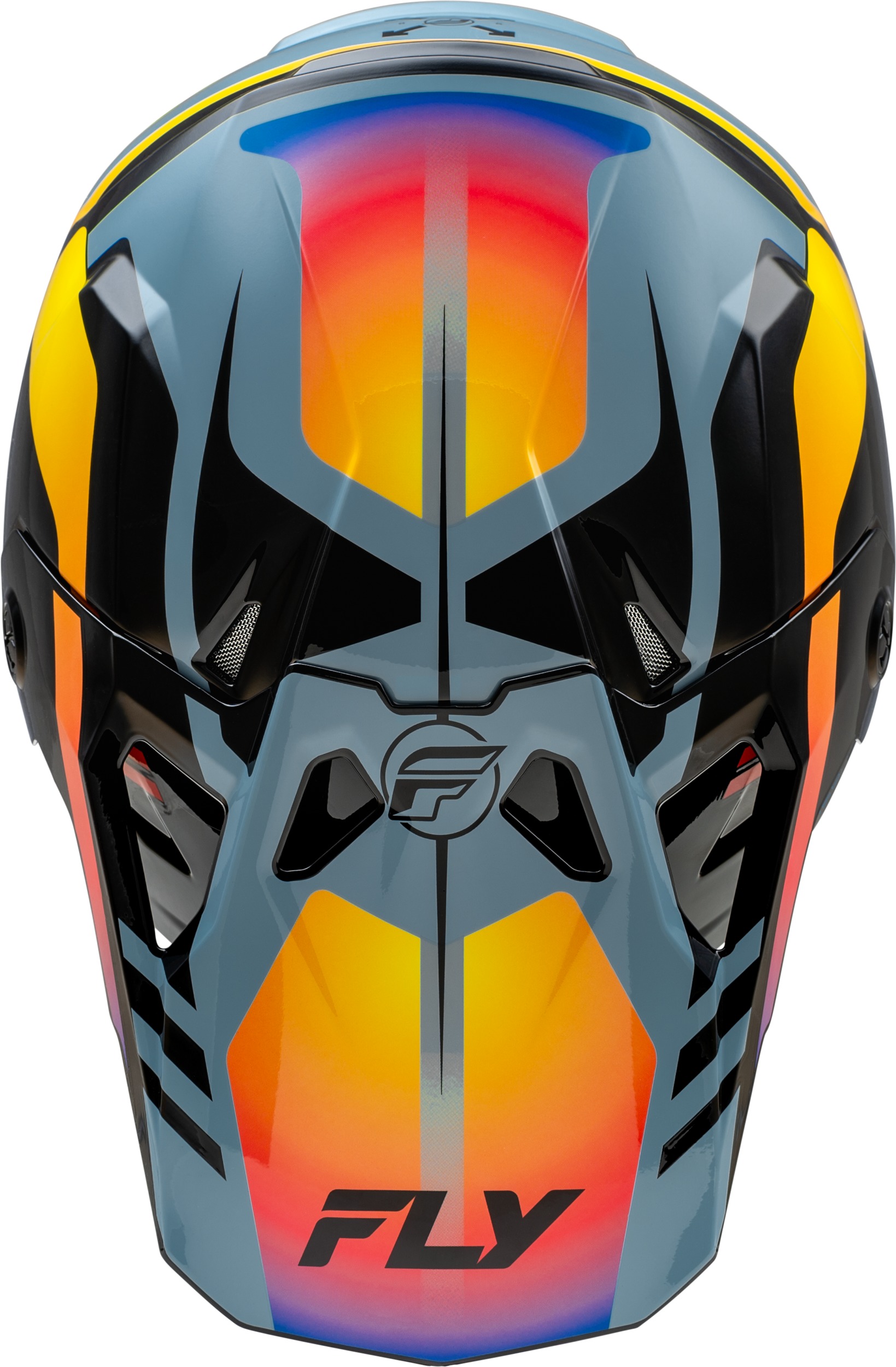 Fly Formula CP Krypton Helmet Grey/Black/Electric Fade 2X ECE/DOT - Image 4