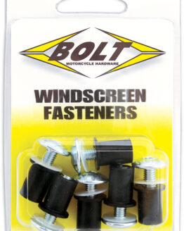 Windscreen Fasteners Kit (6 Pack) - M5 Bolts & Wellnuts