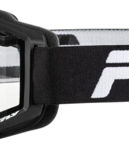 Fly Racing Youth Focus Snow Goggle Black/White Clear Lens