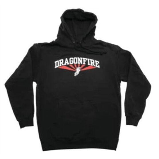 DragonFire Racing Dfr Az Hoodie Blk/Rd 2Xl