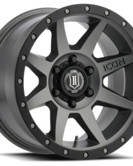 ICON Rebound 17x8.5 5x5 -6mm Offset Titanium Wheel