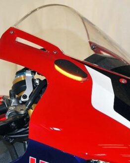 Mirror Block Off Turn Signals Black - Fits 21-24 Honda CBR1000RR-R