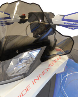 Powermadd Cobra Mid Tint Windshield Black Fade For Ski-Doo Models