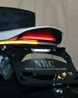 New Rage Cycles Fender Eliminator Kit Black Fits 2010-2024 Suzuki DRZ400