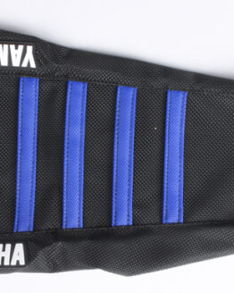 D'Cor Gripper Seat Cover Black/Blue Fits 16-18 YZ125 YZ250 YZ250X