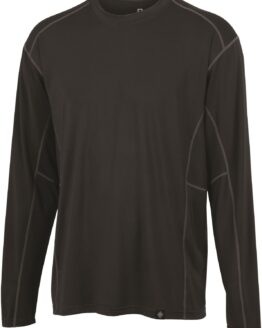 FirstGear Lightweight Base Layer Shirt Long Sleeve Dark Grey - Large