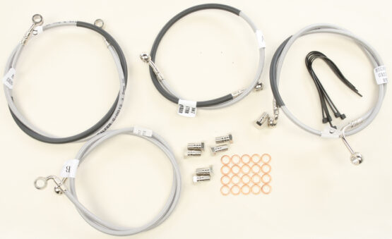 Stainless Steel Front 2-Lines Brake Line Kit