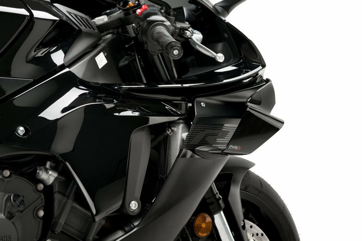 Puig Front GP Spoiler Black for Yamaha YZF-R1/M 2020-2024 - Image 3