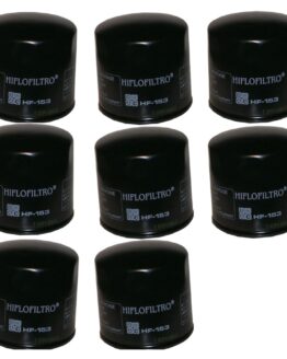 HF153 Oil Filter - Black - 8 Pack