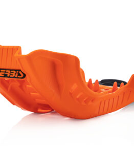 Skid Plate W/linkage Guard - Orange & Black