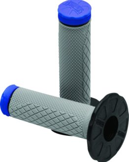 Tri Density Full Diamond MX Grips - Blue