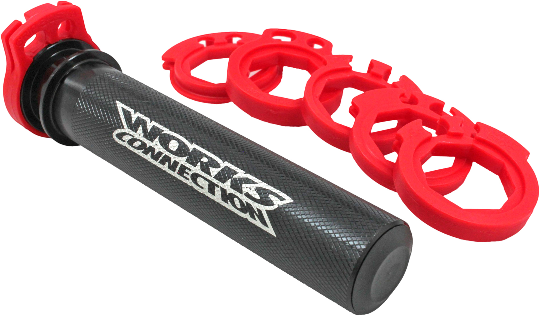 Works Connection Elite Throttle Tube Black/Red For MX & Offroad Models - Image 6