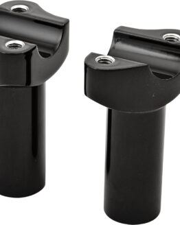 HardDrive 3.5 Inch Straight Handlebar Risers Black