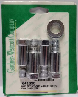 Gardner-Westcott Shock Bolt Kit Chrome with Washer Hex Head