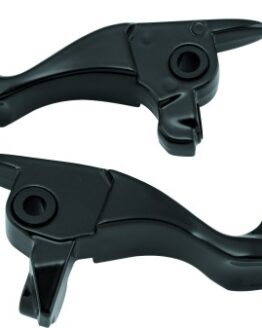 Trigger Lever Set Gloss Black by Kuryakyn Fits 17-Up Touring Models