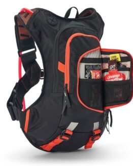 USWE Moto Hydro Hydration Pack 8L - Black/Factory Orange