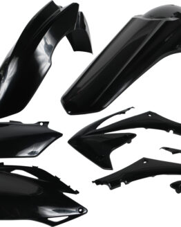 Acerbis Black Plastic Kit 6pc Fits 2009-2012 CRF450R 2010-2013 CRF250R