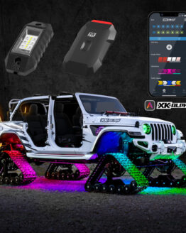 XKGLOW XKalpha RGBW LED Rock Light Kit - App Controlled