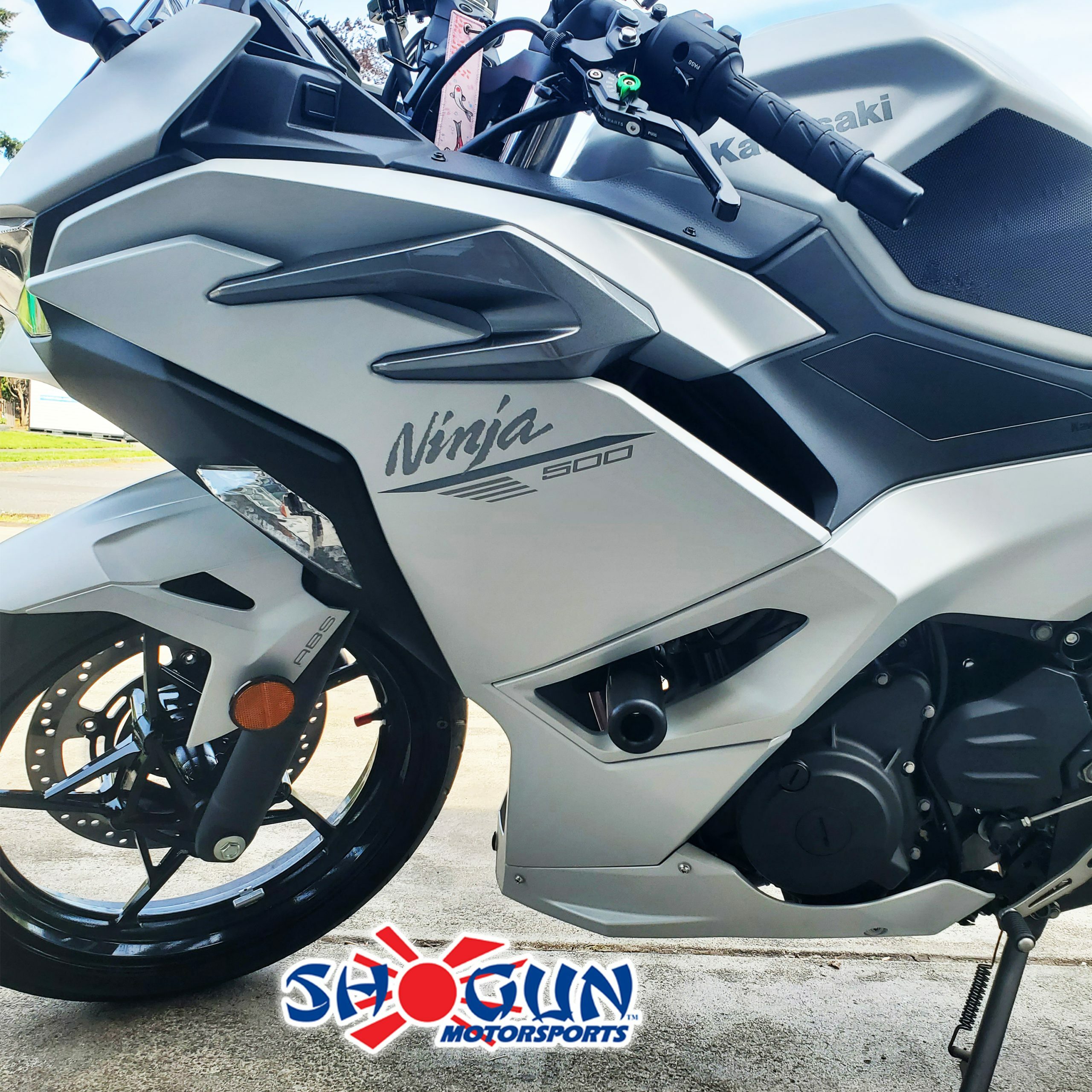 Shogun No Cut Frame Sliders Black Fits 2024 Kawasaki Ninja 500 - Image 9