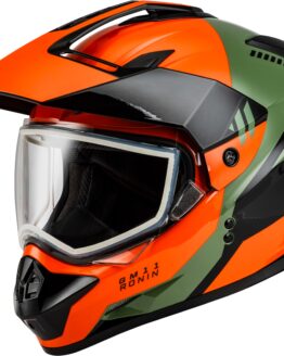 GMAX GM-11 Ronin Helmet Orange/Grey/Black Large