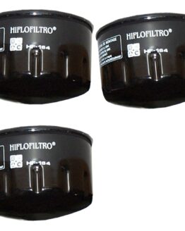 HF164 Oil Filter - Black - 3 Pack
