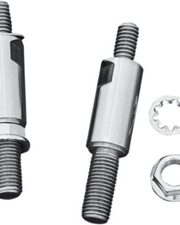 Kuryakyn Raised Mirror Adaptors Chrome Pair Fits Metric Models (No Yamaha)