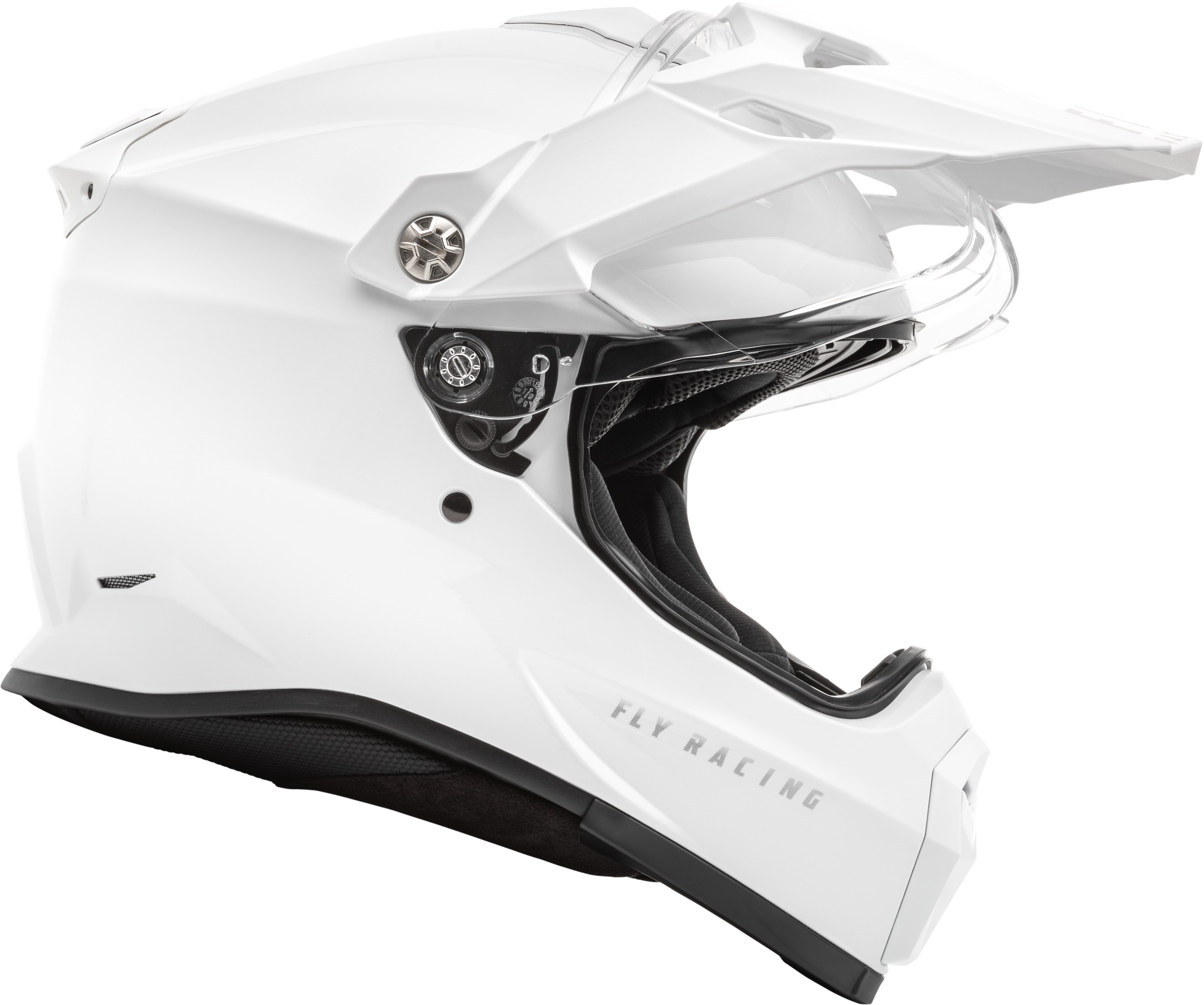 Fly Racing Trekker Solid Helmet White Large - Image 4