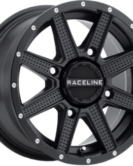 Raceline Hostage Wheel 14x7 4/110 2+5 Offset Black For ATV/UTV