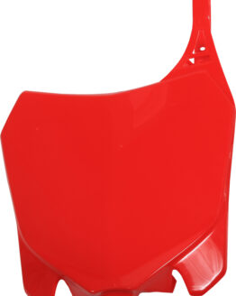 Front Number Plate - Red