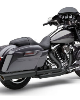 4" 909 Twins Black Slip On Exhaust