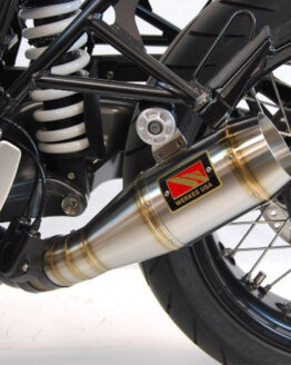 GP 3/4 Slip On Exhaust Silver Stainless Steel Competition Werkes Fits BMW R nine T