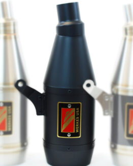 Black Velvet Slip On Exhaust