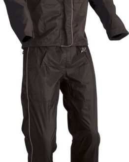 Z1R Womens 2-Piece Rain Suit Black Small