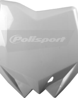 Front Number Plate - White