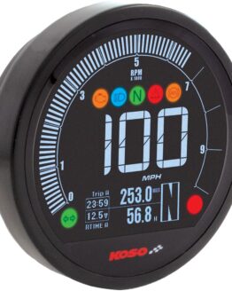KOSO DL-04B Speedometer Black For Yamaha Bolt R/C/C Spec 2014-2023
