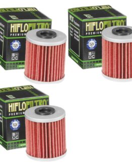 HF207 Oil Filter Replaces Suzuki 16510-35G00 & K5201-00001 - 3 Pack