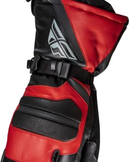 Fly Racing Ridgeline Claws Snow Gloves Black/Red Small