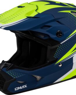 GMAX MX-96 502 Helmet Matte Blue/Green Small Offroad