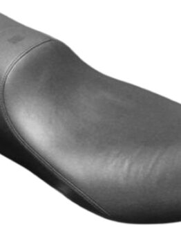 D. Gray Weekday 2-Up XL Seat Low & Back Black Fits 97-07 Harley FLHR Road King