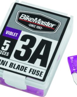 BikeMaster 5Piece 3A Replacement Mini Blade Fuse