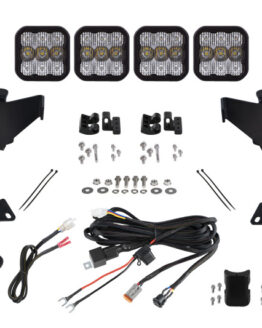 2022 Toyota Tundra SS5 Grille Lightbar Kit - Pro White Combo Fits 2022 Tundra