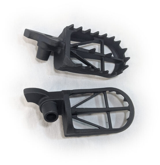 Wide MX Foot Pegs - Standard Height Chromoly