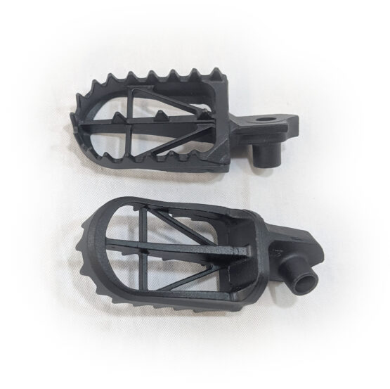 Wide MX Foot Pegs - Standard Height Chromoly