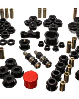 Energy Suspension Hyper-Flex Master Bushing Set Black Fits 90-93 Acura Integra